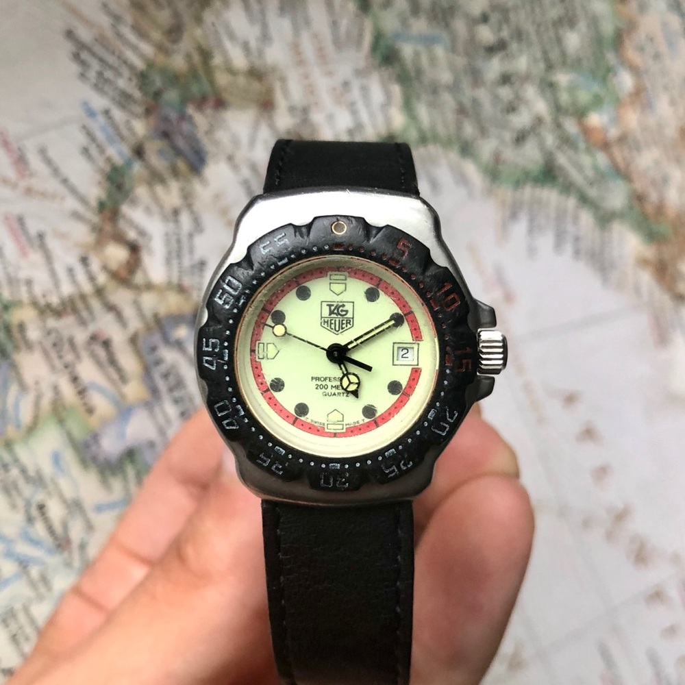 Tag Heuer 371.508 Formula 1 Professional 200 Meter